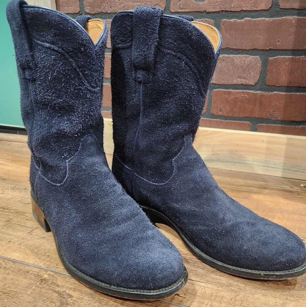 Ariat x Yellowstone Midnight Suede Ropers 9.5EE